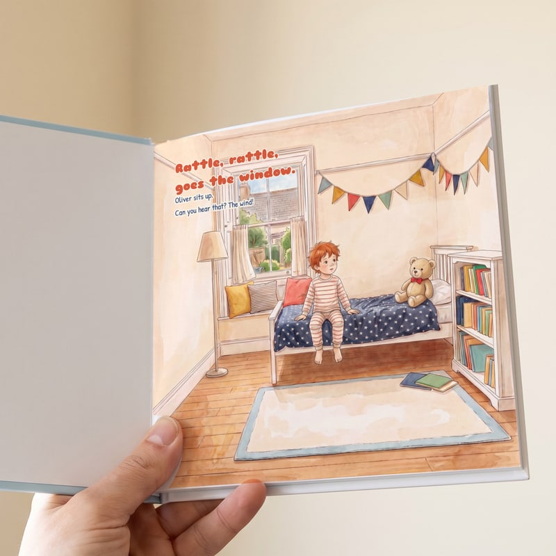 The printed book, open at page 1